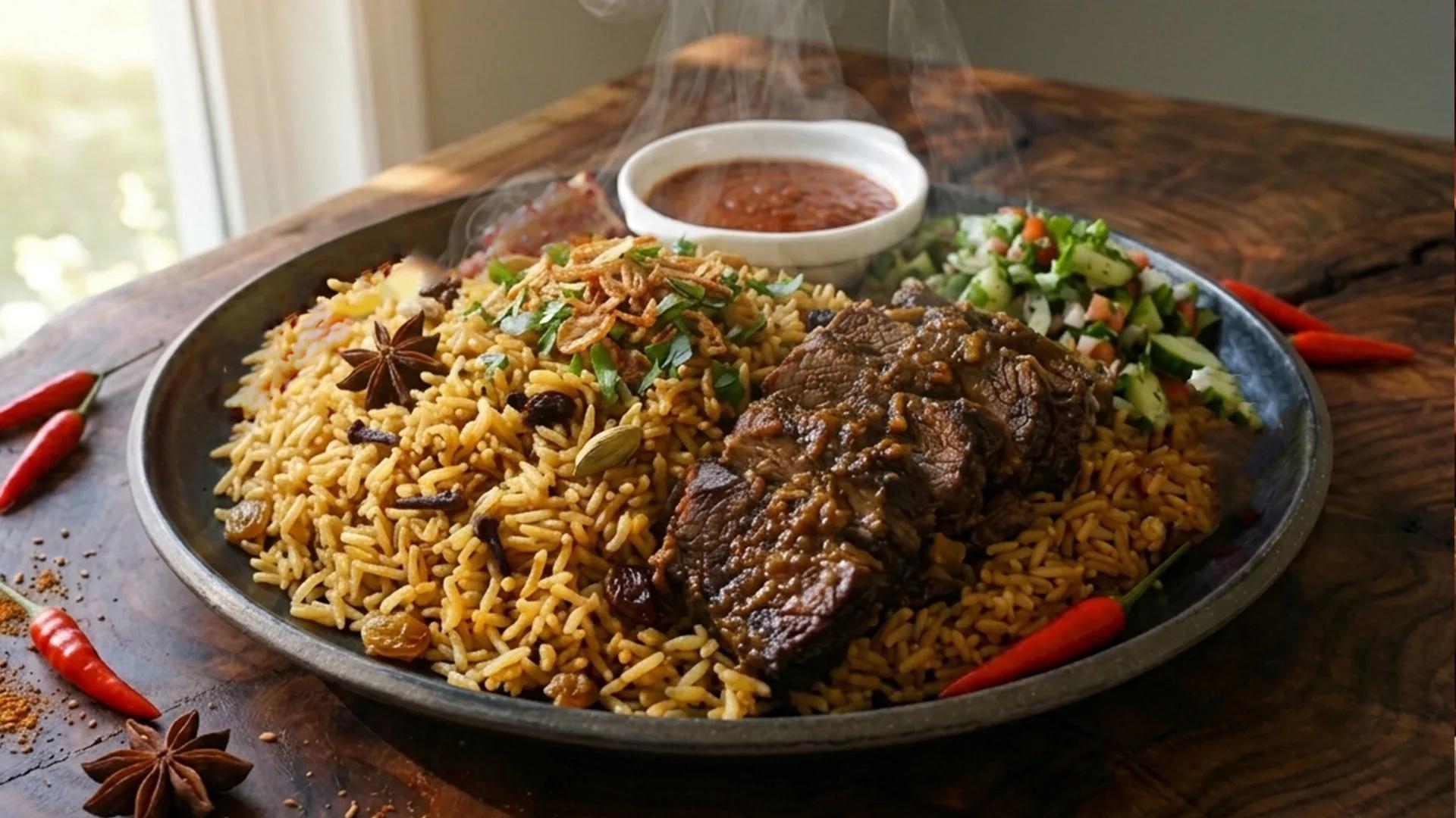 Nasi Kebuli Ayam/Kambing